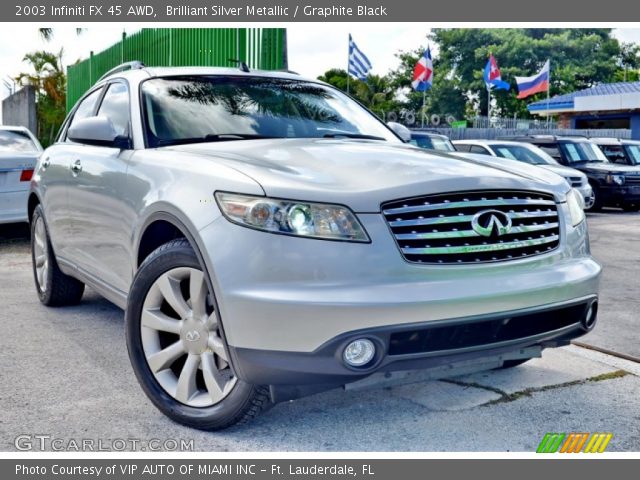 2003 Infiniti FX 45 AWD in Brilliant Silver Metallic