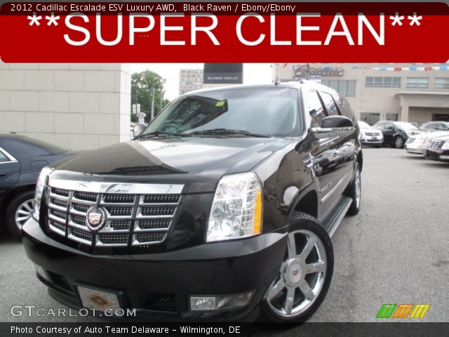 2012 Cadillac Escalade ESV Luxury AWD in Black Raven