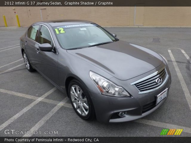 2012 Infiniti G 37 Journey Sedan in Graphite Shadow