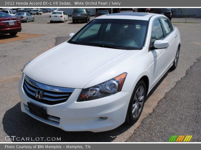 2012 Honda Accord EX-L V6 Sedan in White Orchid Pearl