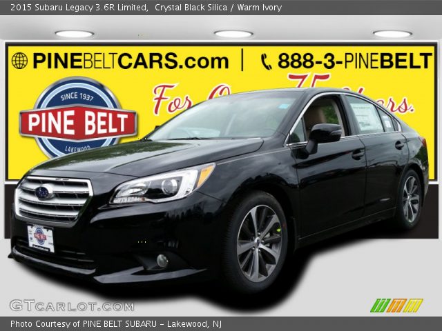 2015 Subaru Legacy 3.6R Limited in Crystal Black Silica