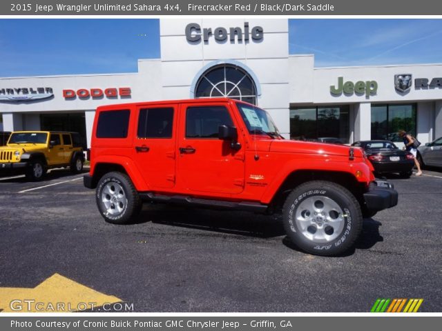 2015 Jeep Wrangler Unlimited Sahara 4x4 in Firecracker Red