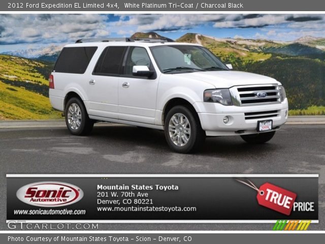 2012 Ford Expedition EL Limited 4x4 in White Platinum Tri-Coat