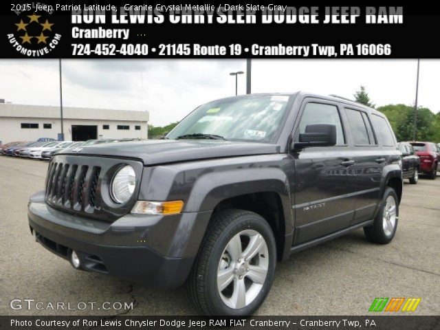 2015 Jeep Patriot Latitude in Granite Crystal Metallic