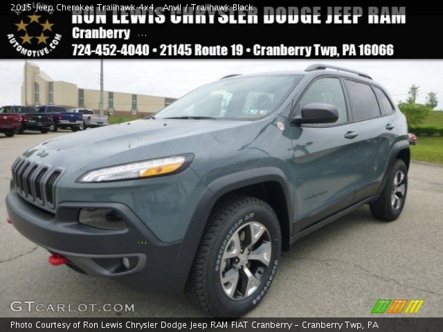 2015 Jeep Cherokee Trailhawk 4x4 in Anvil