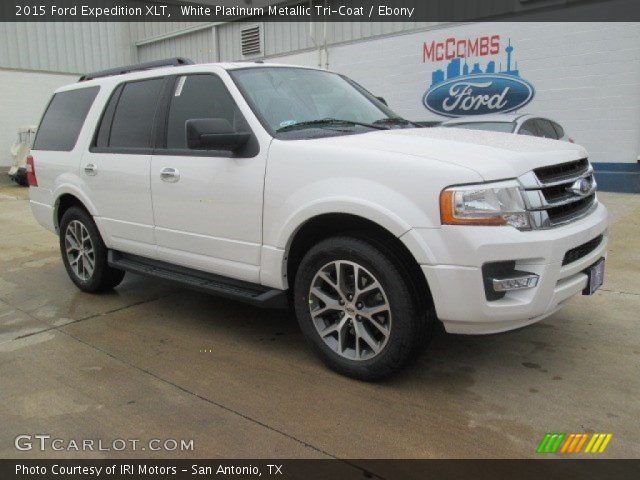 2015 Ford Expedition XLT in White Platinum Metallic Tri-Coat
