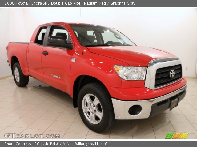 2008 Toyota Tundra SR5 Double Cab 4x4 in Radiant Red