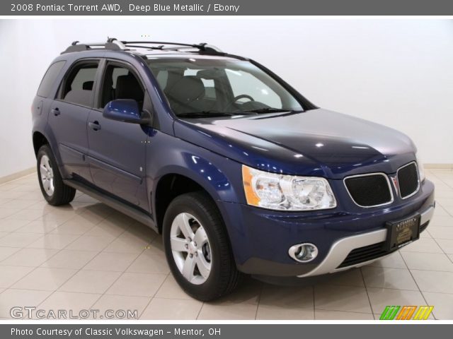 2008 Pontiac Torrent AWD in Deep Blue Metallic