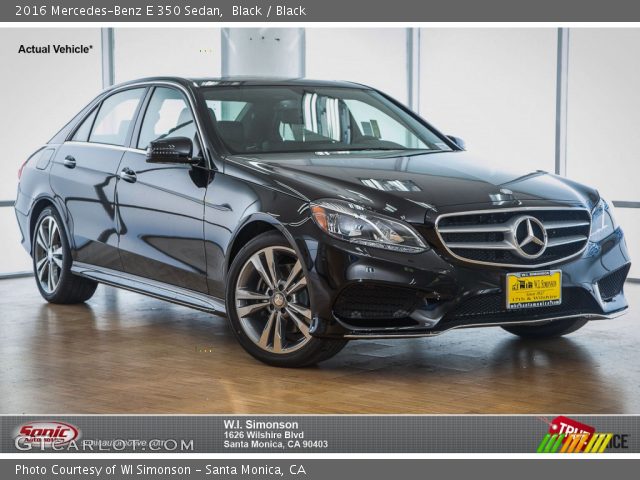 2016 Mercedes-Benz E 350 Sedan in Black