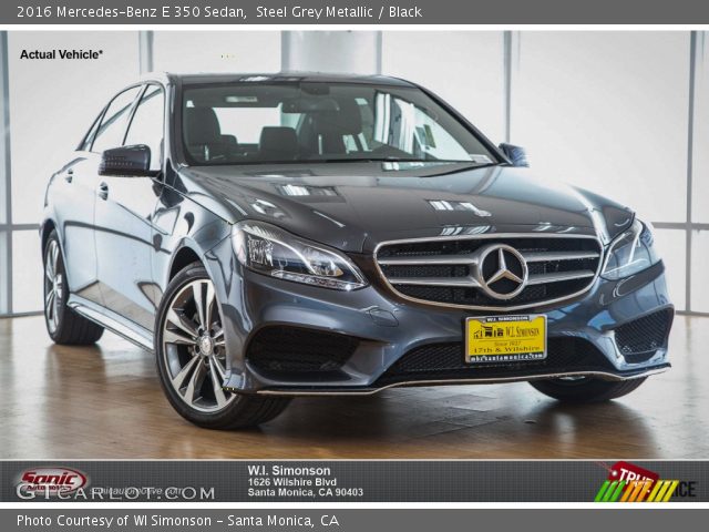 2016 Mercedes-Benz E 350 Sedan in Steel Grey Metallic