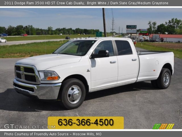 2011 Dodge Ram 3500 HD ST Crew Cab Dually in Bright White