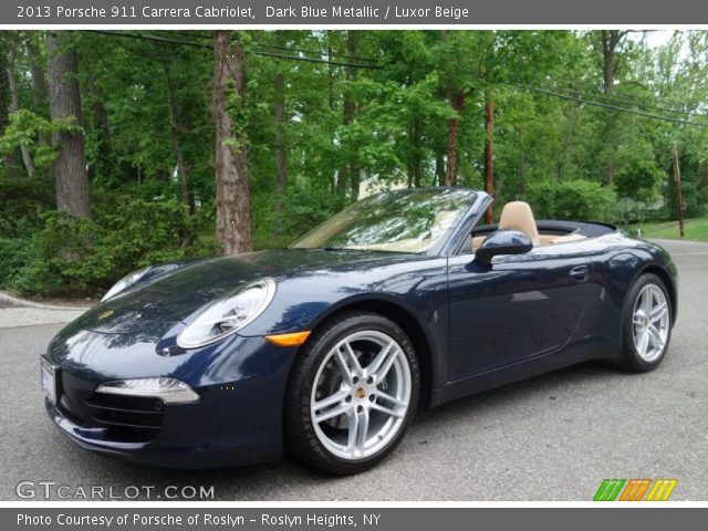 2013 Porsche 911 Carrera Cabriolet in Dark Blue Metallic