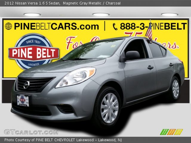 2012 Nissan Versa 1.6 S Sedan in Magnetic Gray Metallic