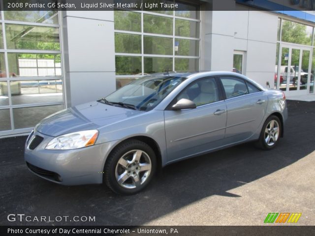 2008 Pontiac G6 Sedan in Liquid Silver Metallic