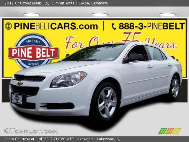 2012 Chevrolet Malibu LS in Summit White