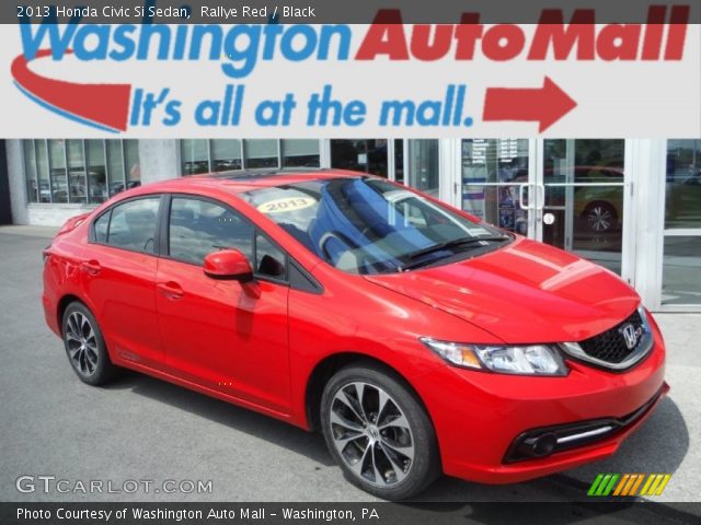 2013 Honda Civic Si Sedan in Rallye Red