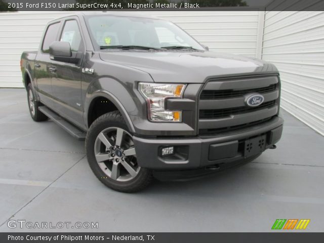 2015 Ford F150 Lariat SuperCrew 4x4 in Magnetic Metallic