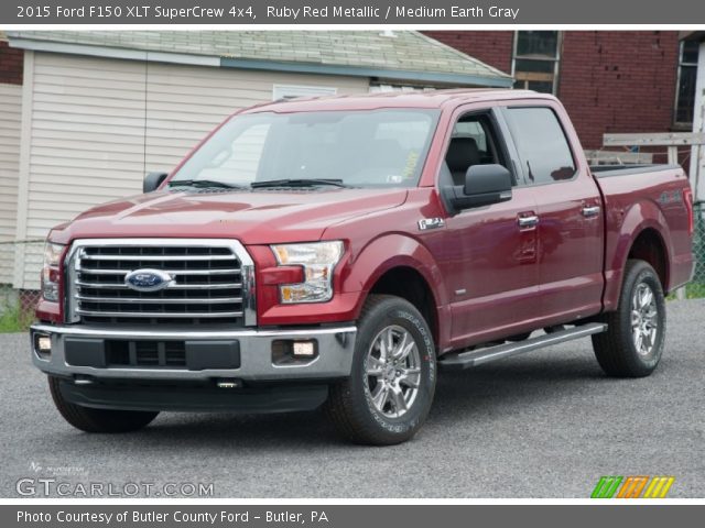 2015 Ford F150 XLT SuperCrew 4x4 in Ruby Red Metallic