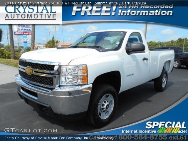 2014 Chevrolet Silverado 2500HD WT Regular Cab in Summit White