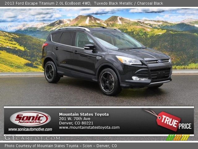 2013 Ford Escape Titanium 2.0L EcoBoost 4WD in Tuxedo Black Metallic