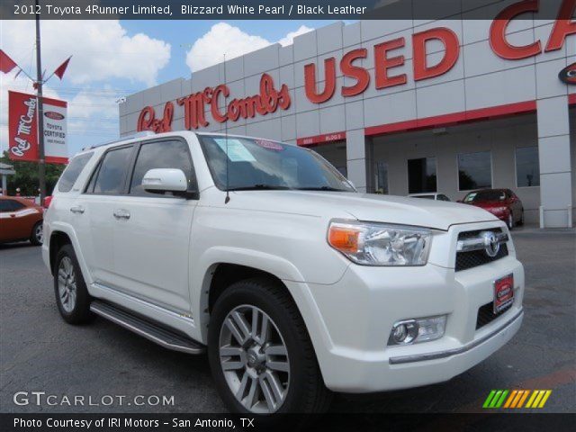 2012 Toyota 4Runner Limited in Blizzard White Pearl