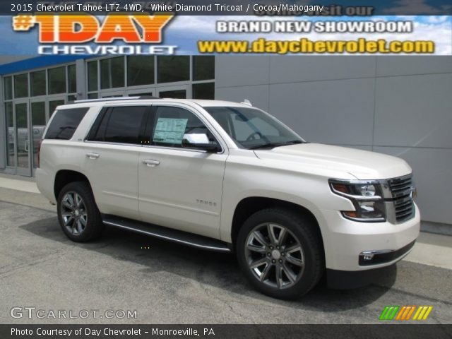 2015 Chevrolet Tahoe LTZ 4WD in White Diamond Tricoat