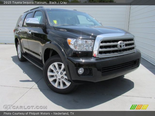 2015 Toyota Sequoia Platinum in Black