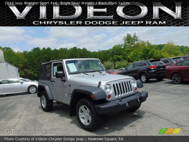2011 Jeep Wrangler Sport 4x4 in Bright Silver Metallic