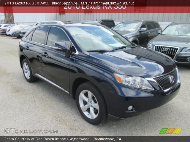 2010 Lexus RX 350 AWD in Black Sapphire Pearl