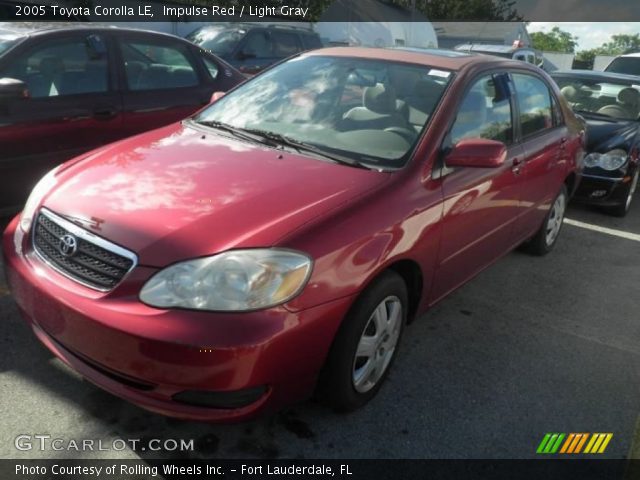 2005 Toyota Corolla LE in Impulse Red