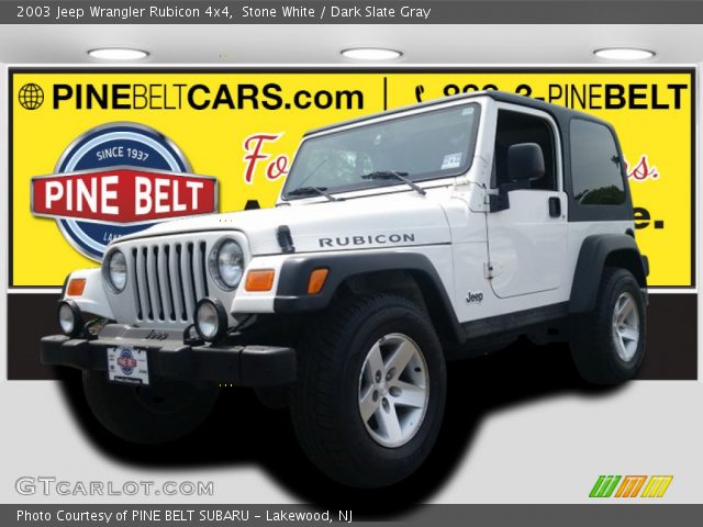 2003 Jeep Wrangler Rubicon 4x4 in Stone White