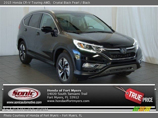 2015 Honda CR-V Touring AWD in Crystal Black Pearl