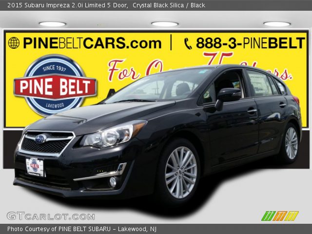 2015 Subaru Impreza 2.0i Limited 5 Door in Crystal Black Silica