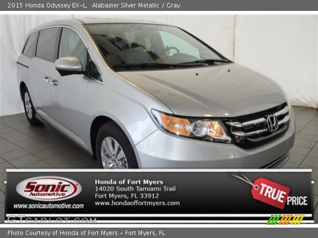 2015 Honda Odyssey EX-L in Alabaster Silver Metallic