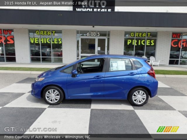 2015 Honda Fit LX in Aegean Blue Metallic