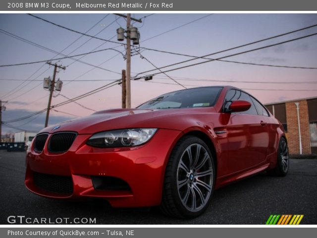2008 BMW M3 Coupe in Melbourne Red Metallic