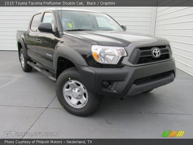 2015 Toyota Tacoma PreRunner Double Cab in Black