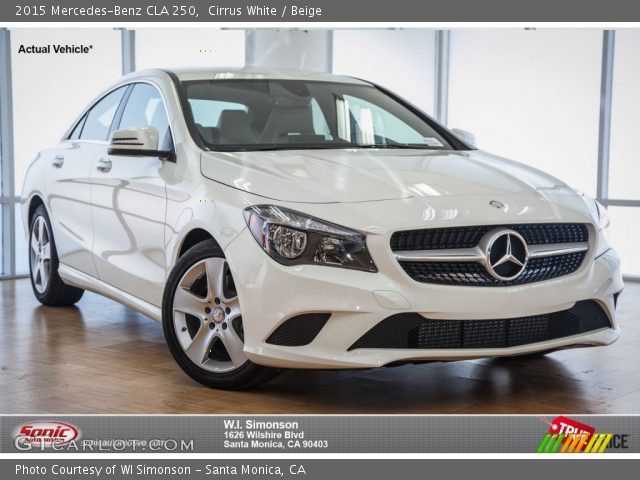 2015 Mercedes-Benz CLA 250 in Cirrus White