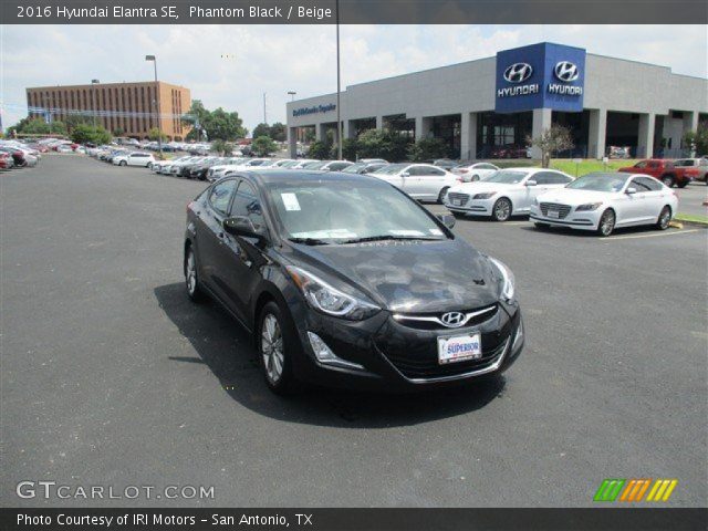 2016 Hyundai Elantra SE in Phantom Black