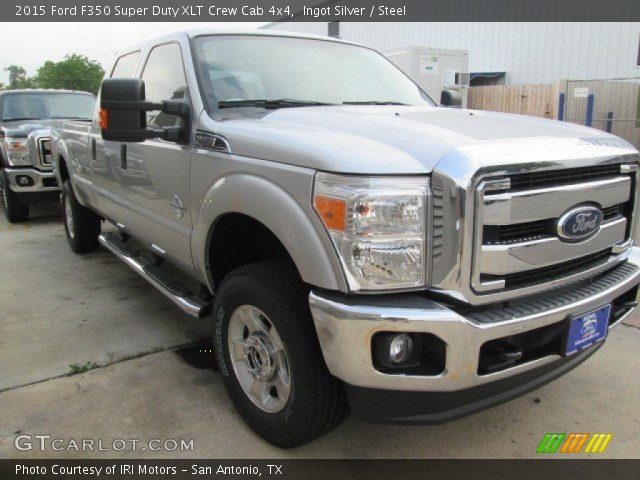 2015 Ford F350 Super Duty XLT Crew Cab 4x4 in Ingot Silver