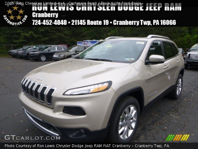 2015 Jeep Cherokee Limited 4x4 in Cashmere Pearl