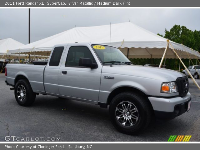 2011 Ford Ranger XLT SuperCab in Silver Metallic