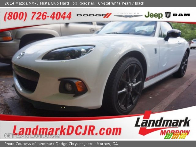 2014 Mazda MX-5 Miata Club Hard Top Roadster in Crystal White Pearl