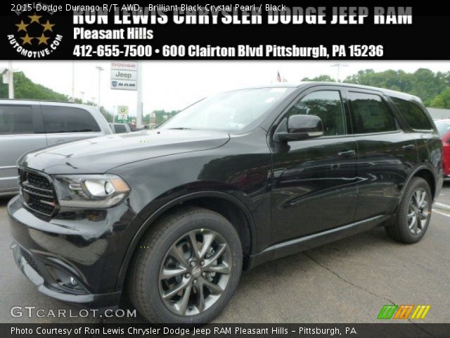 2015 Dodge Durango R/T AWD in Brilliant Black Crystal Pearl