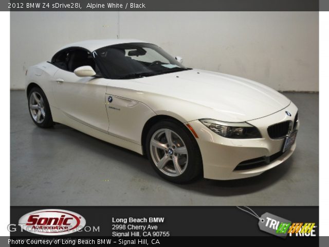 2012 BMW Z4 sDrive28i in Alpine White