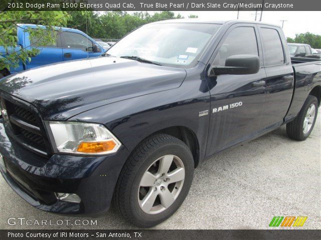 2012 Dodge Ram 1500 Express Quad Cab in True Blue Pearl