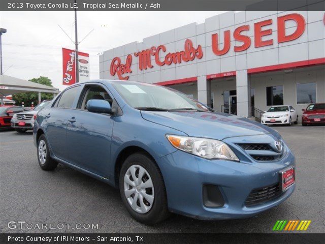 2013 Toyota Corolla LE in Tropical Sea Metallic