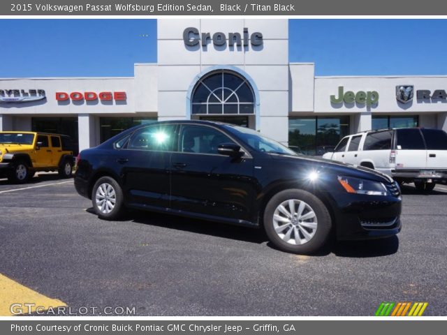 2015 Volkswagen Passat Wolfsburg Edition Sedan in Black