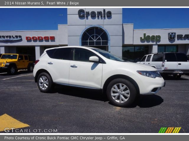 2014 Nissan Murano S in Pearl White