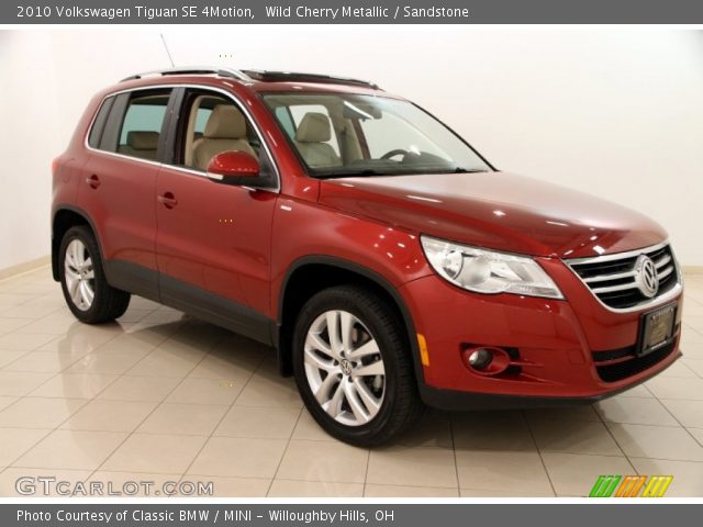 2010 Volkswagen Tiguan SE 4Motion in Wild Cherry Metallic